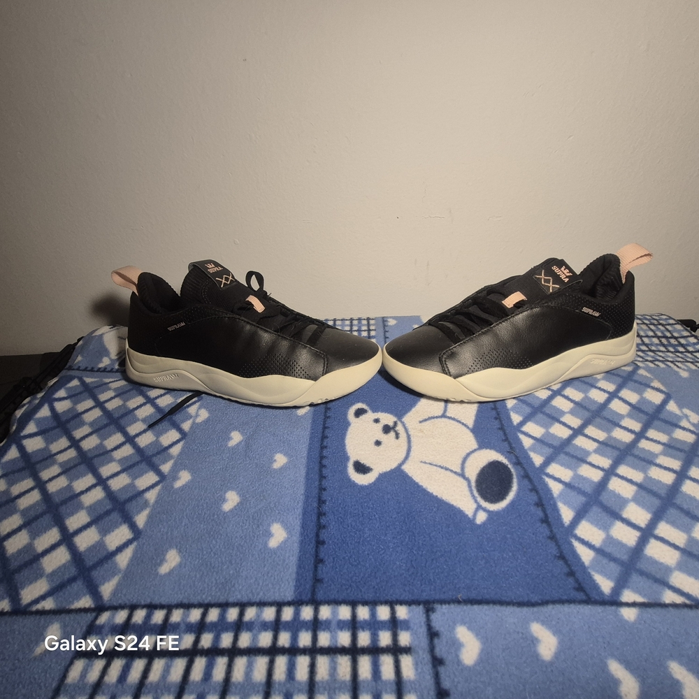 Supra Black and Cream Sneakers